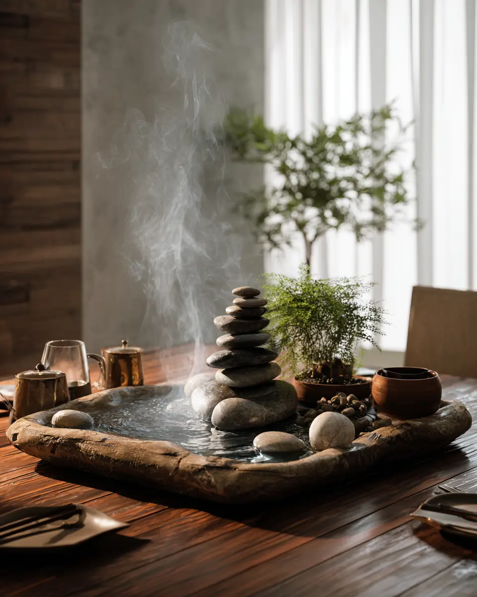 Calm Zen Dining Room Decor Ideas