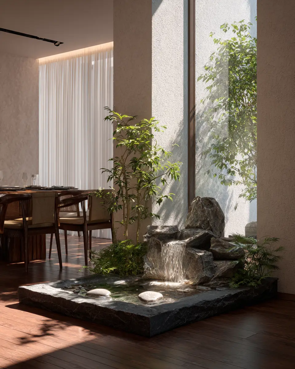 Calm Zen Dining Room Decor Ideas