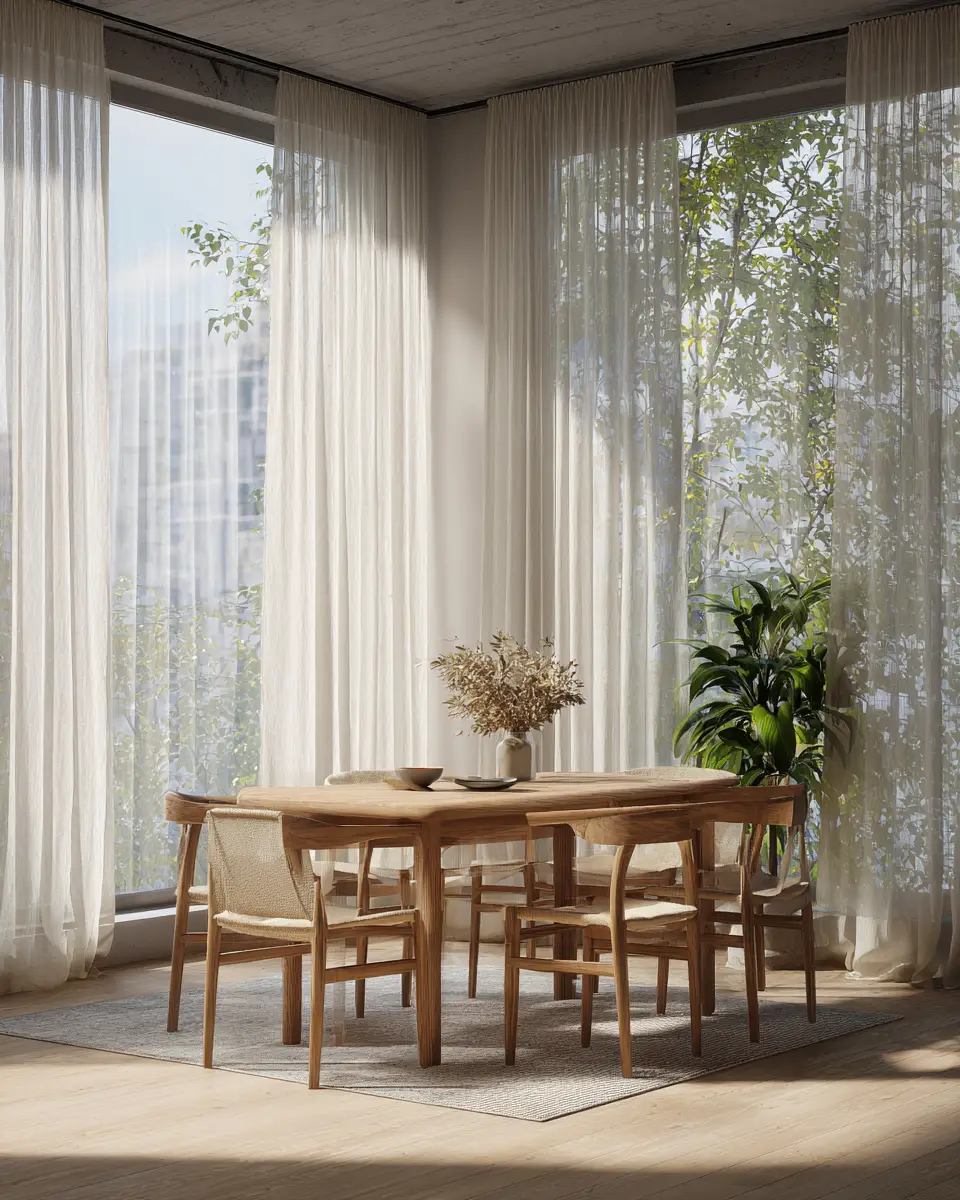 Calm Zen Dining Room Decor Ideas