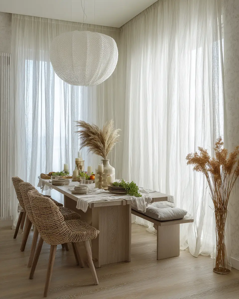 Calm Zen Dining Room Decor Ideas