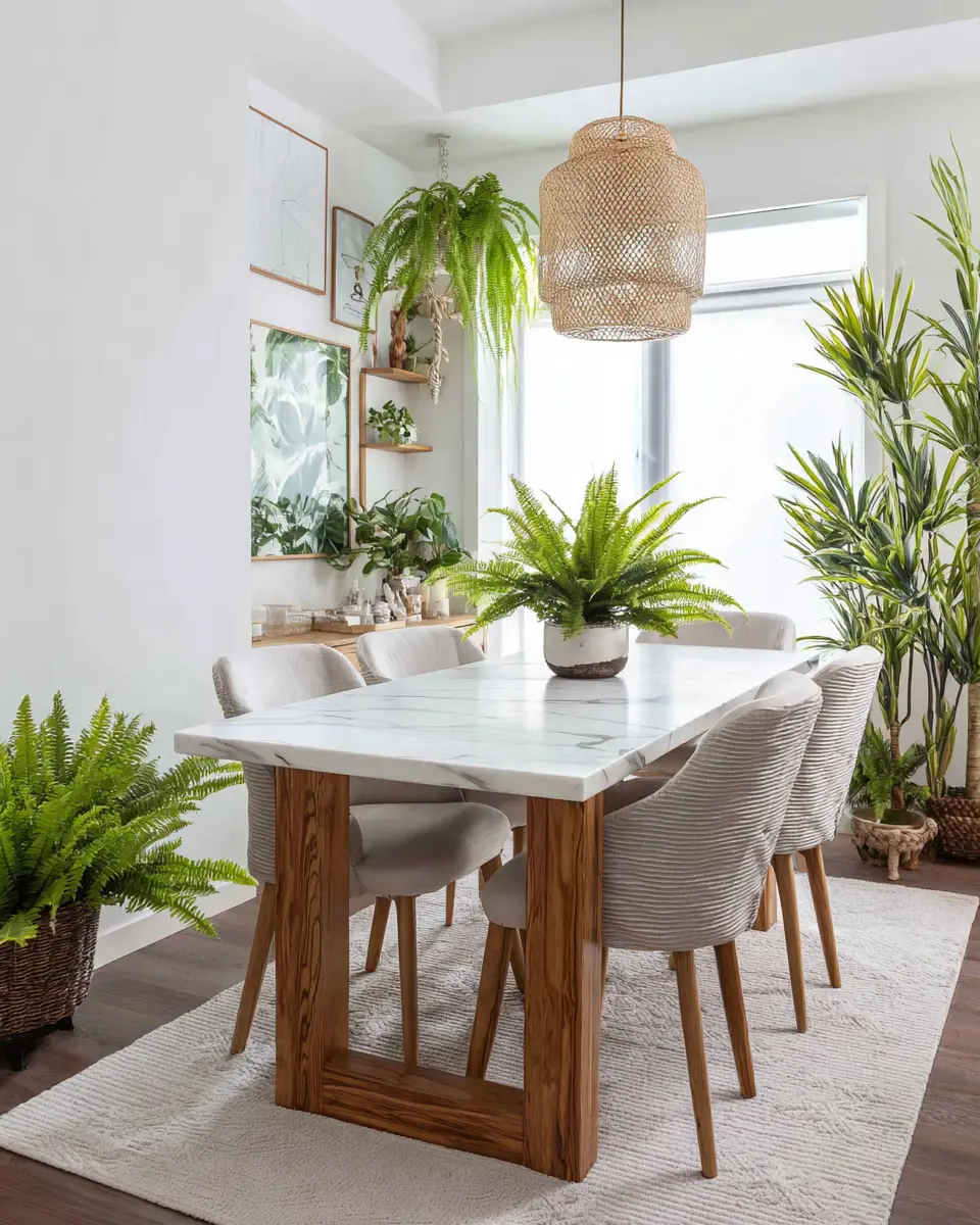 Calm Zen Dining Room Decor Ideas