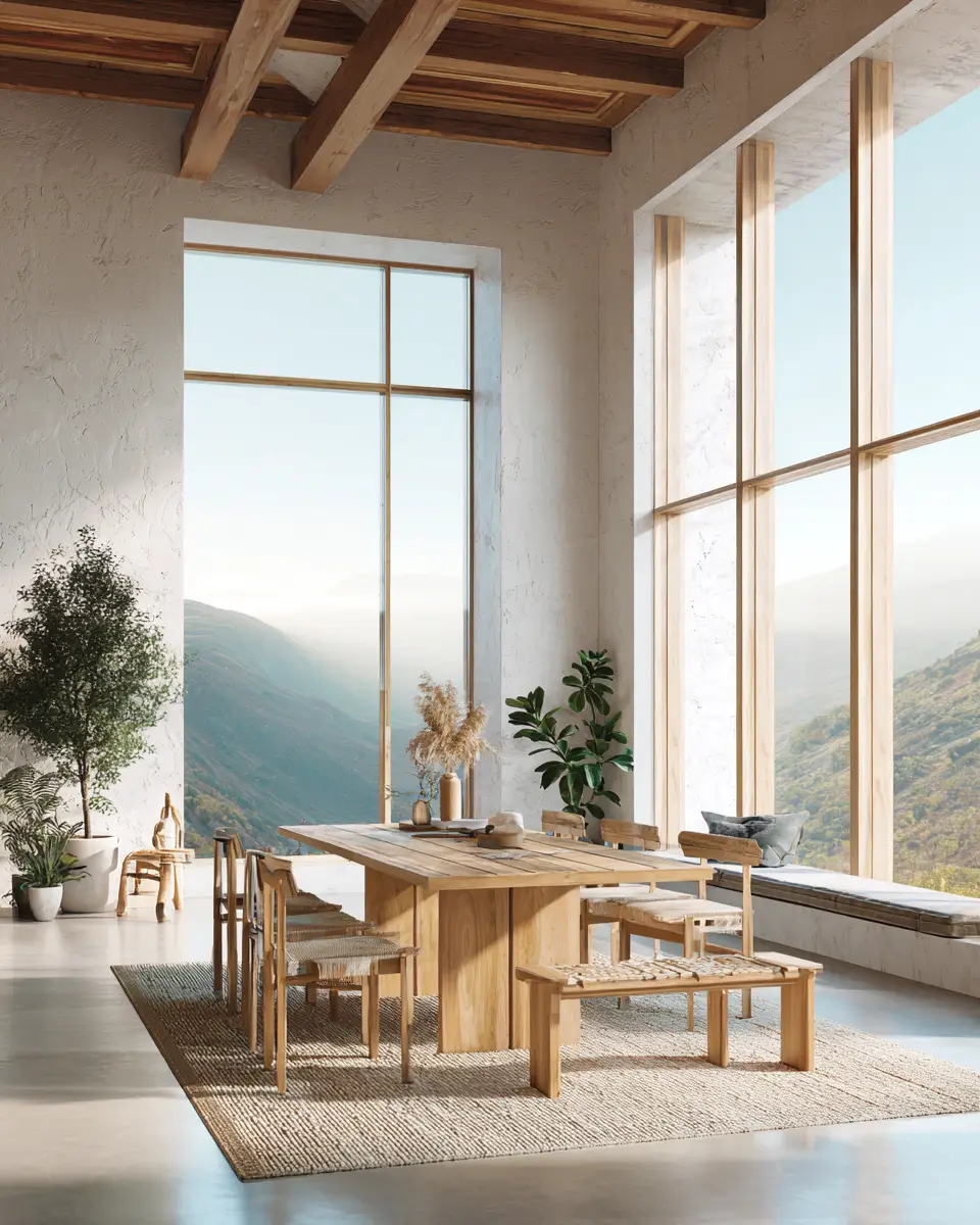 Calm Zen Dining Room Decor Ideas