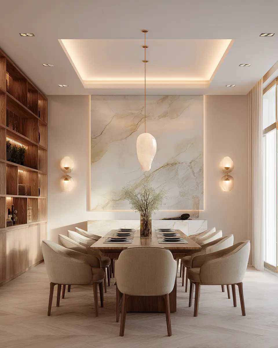 Calm Zen Dining Room Decor Ideas