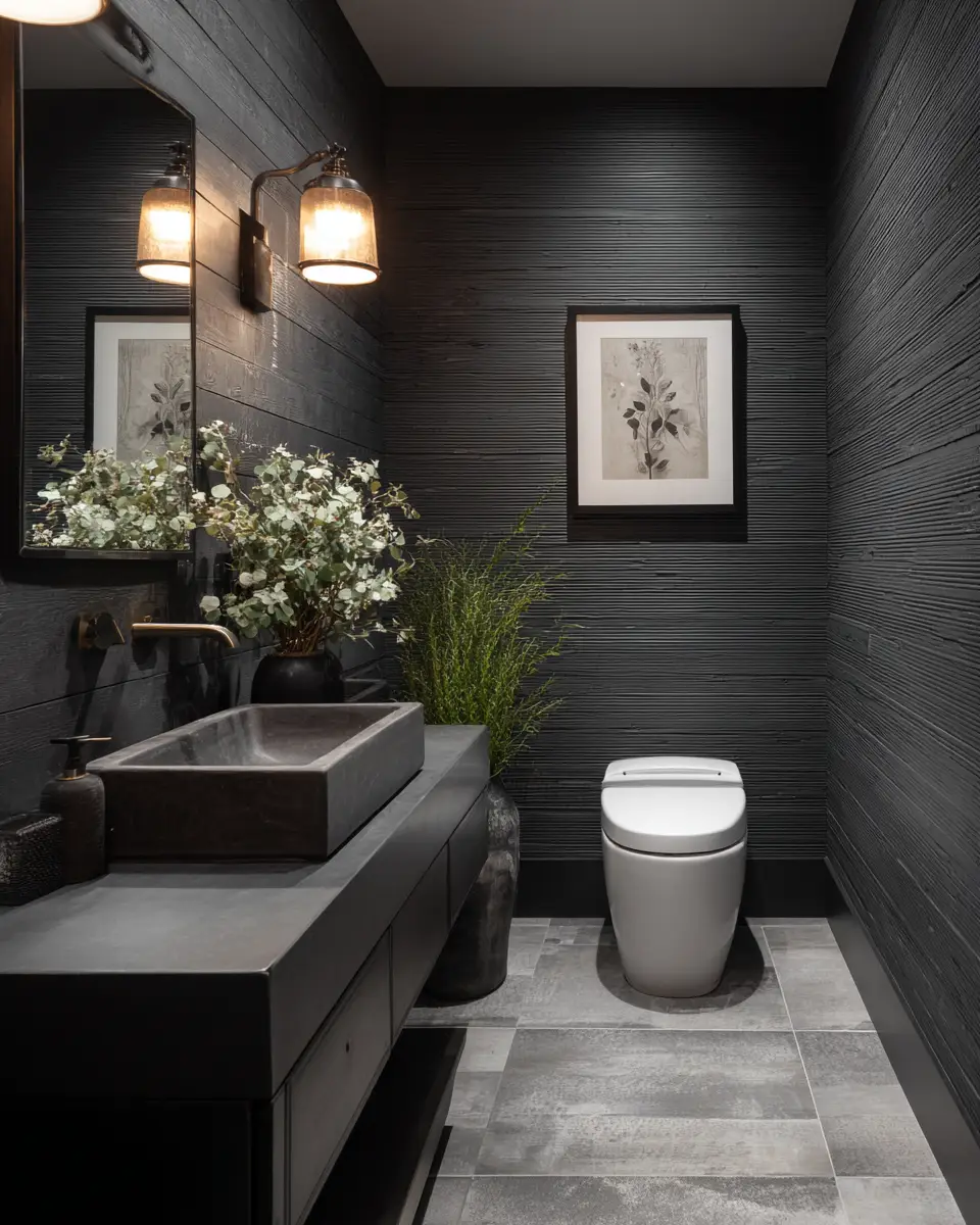 Charcoal Bathroom Decor Ideas