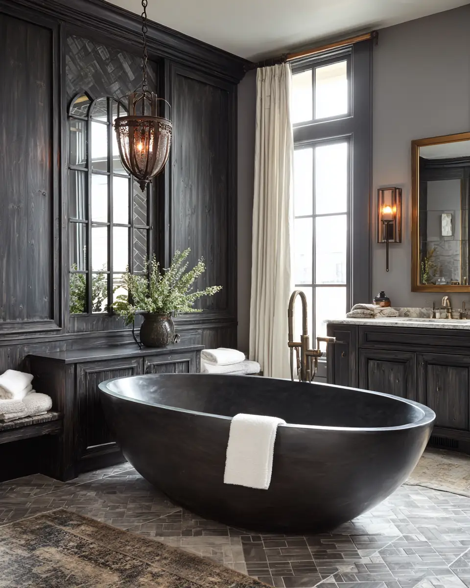 Charcoal Bathroom Decor Ideas
