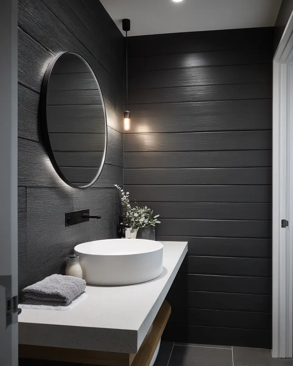 Charcoal Bathroom Decor Ideas