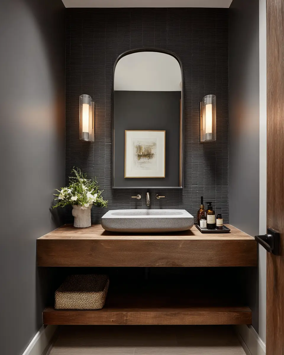 Charcoal Bathroom Decor Ideas