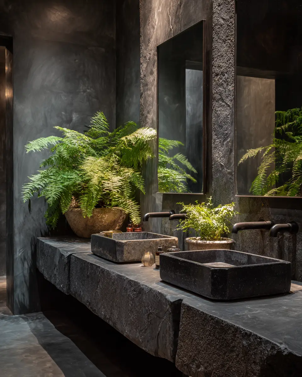 Charcoal Bathroom Decor Ideas