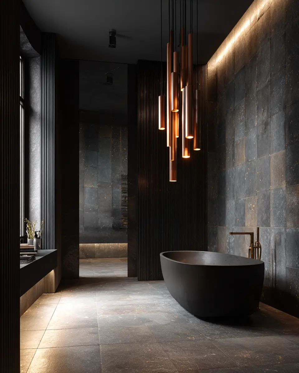 Charcoal Bathroom Decor Ideas