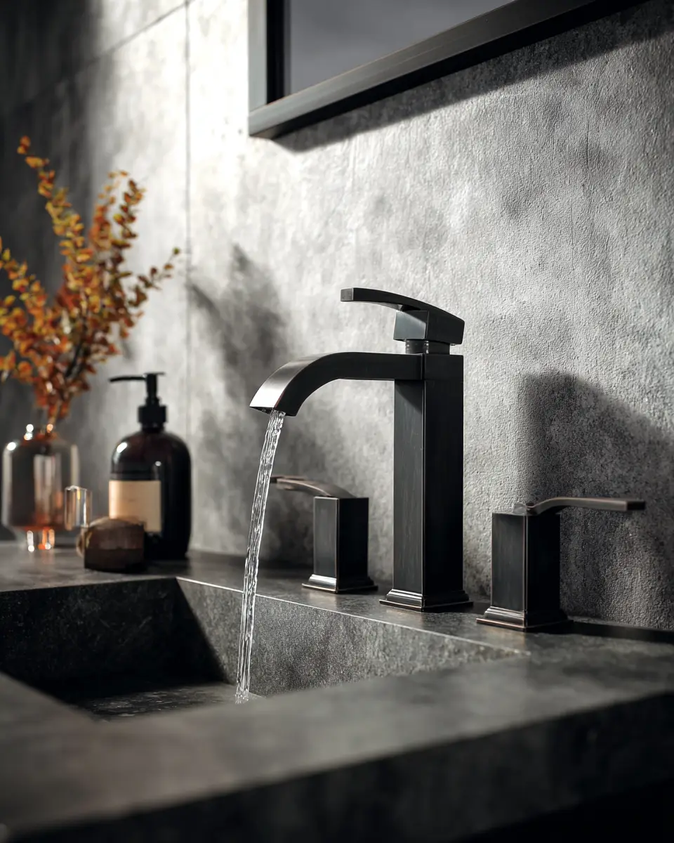 Charcoal Bathroom Decor Ideas