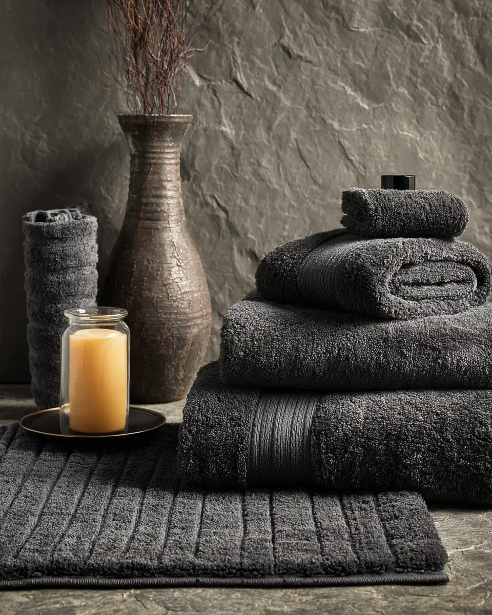 Charcoal Bathroom Decor Ideas