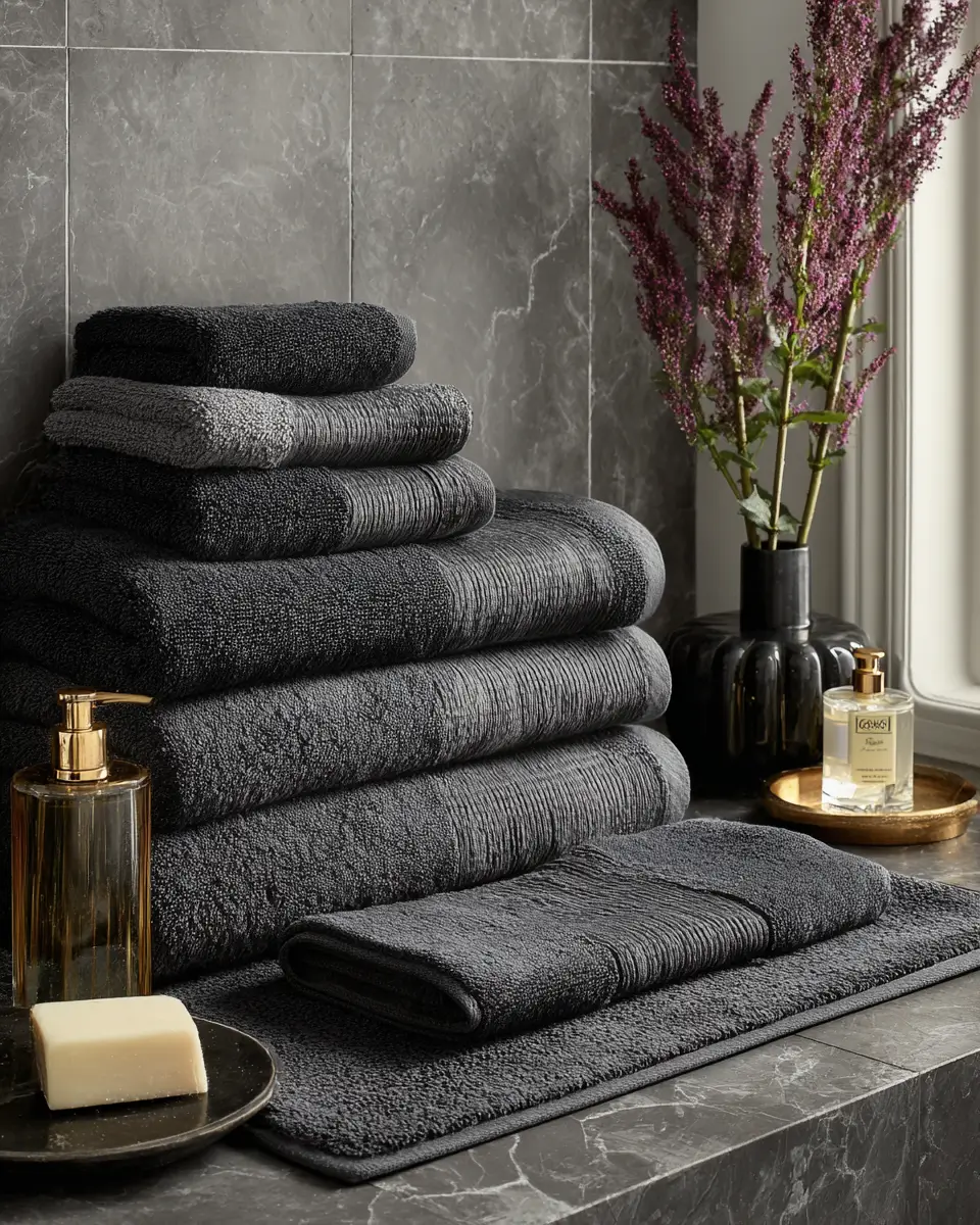 Charcoal Bathroom Decor Ideas