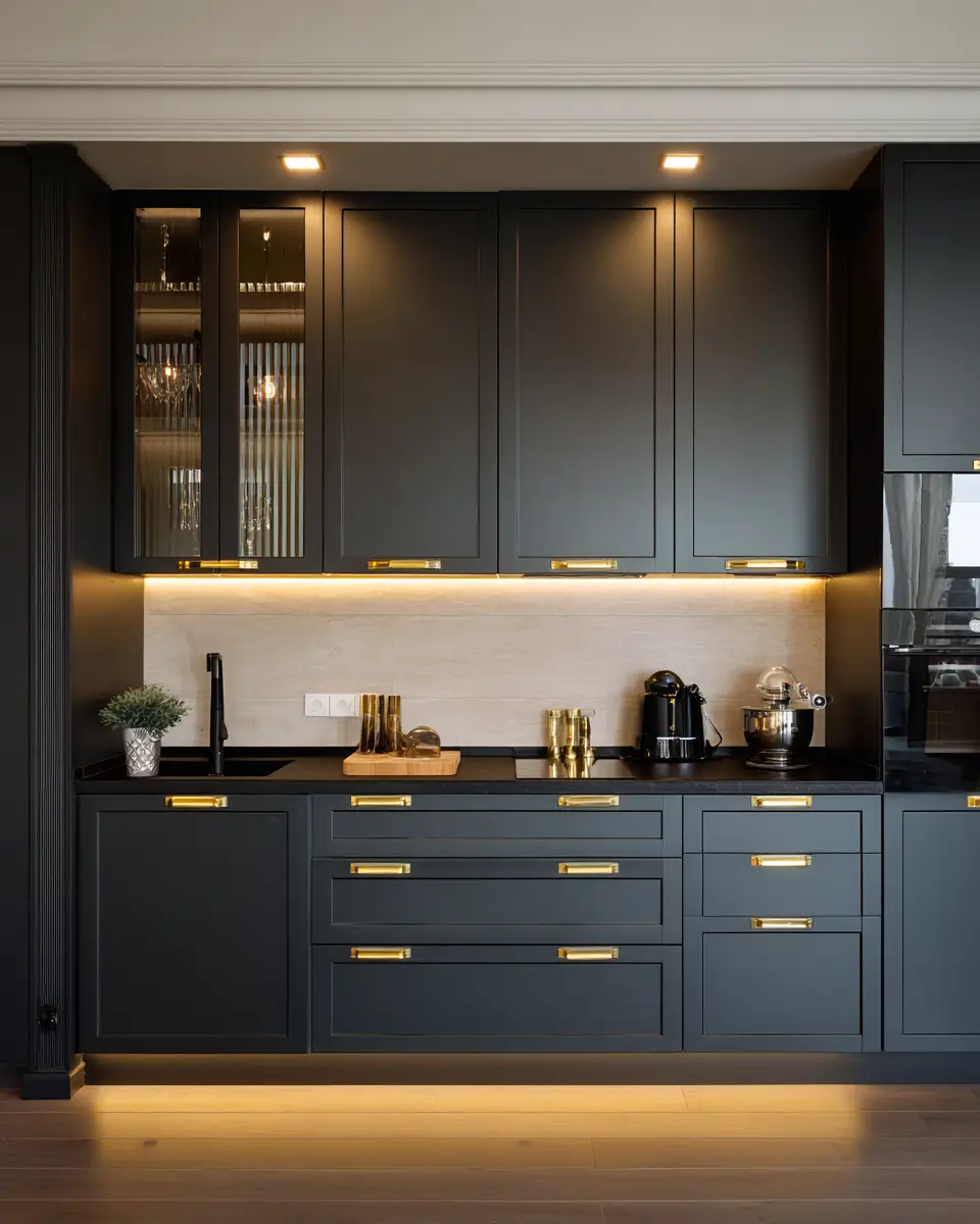 Charcoal Kitchen Decor Ideas - Featured