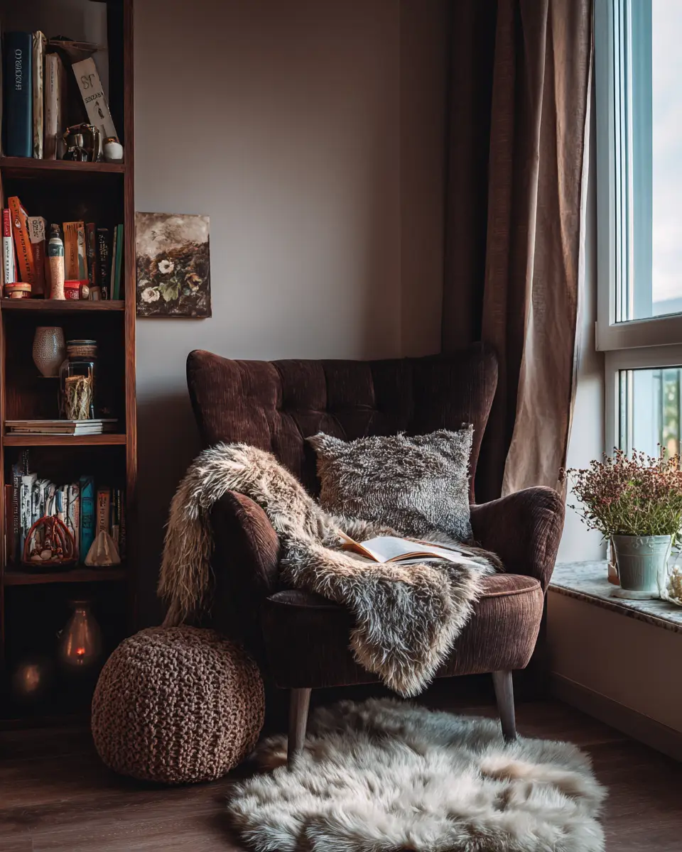 Chocolate Brown Boho Bedroom Decor Ideas