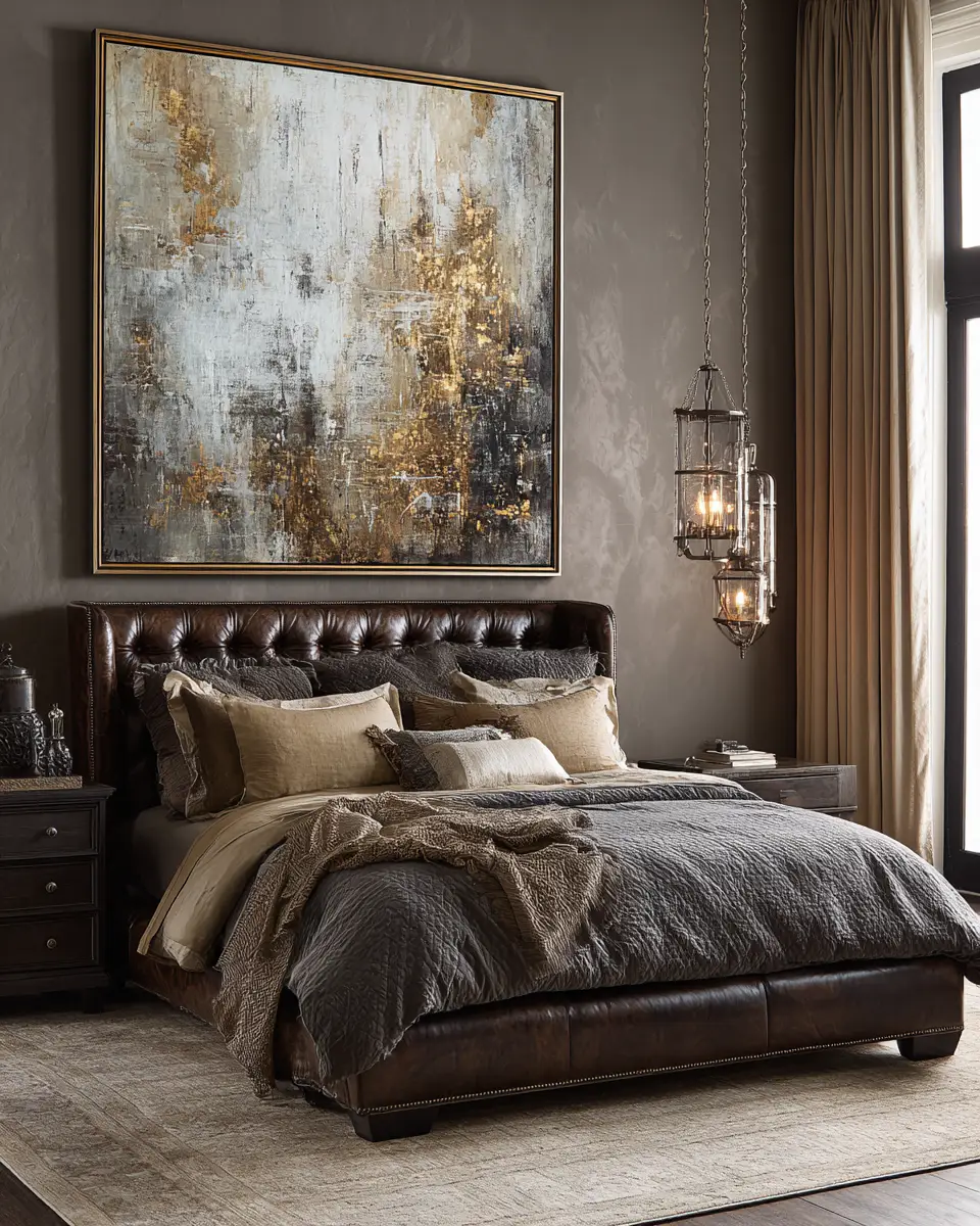 Chocolate Brown Classic Bedroom Decor Ideas