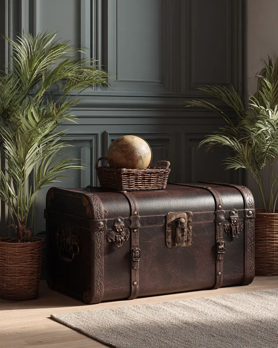 Chocolate Brown Classic Garage Decor Ideas