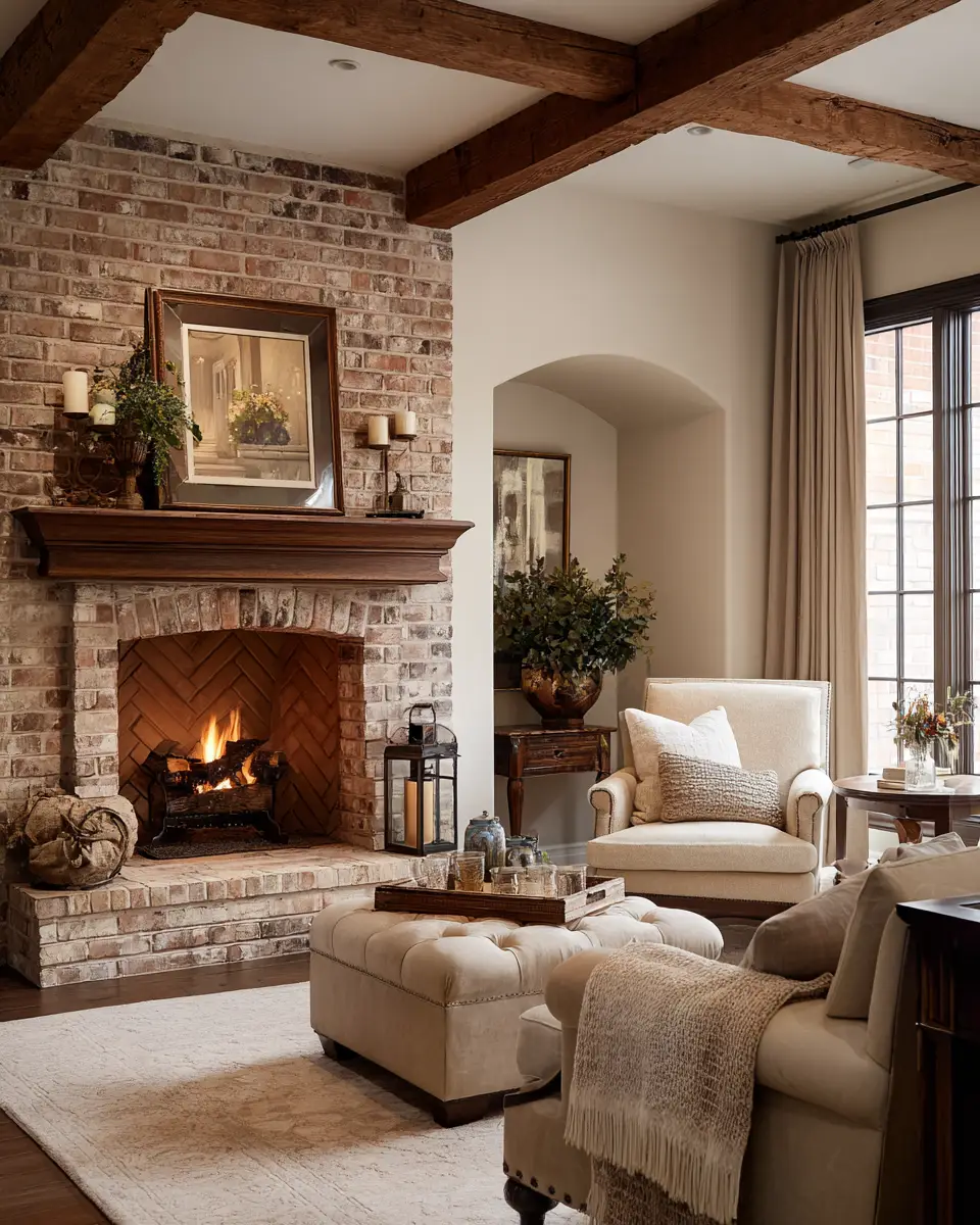 Chocolate Brown Classic Living Room Decor Ideas