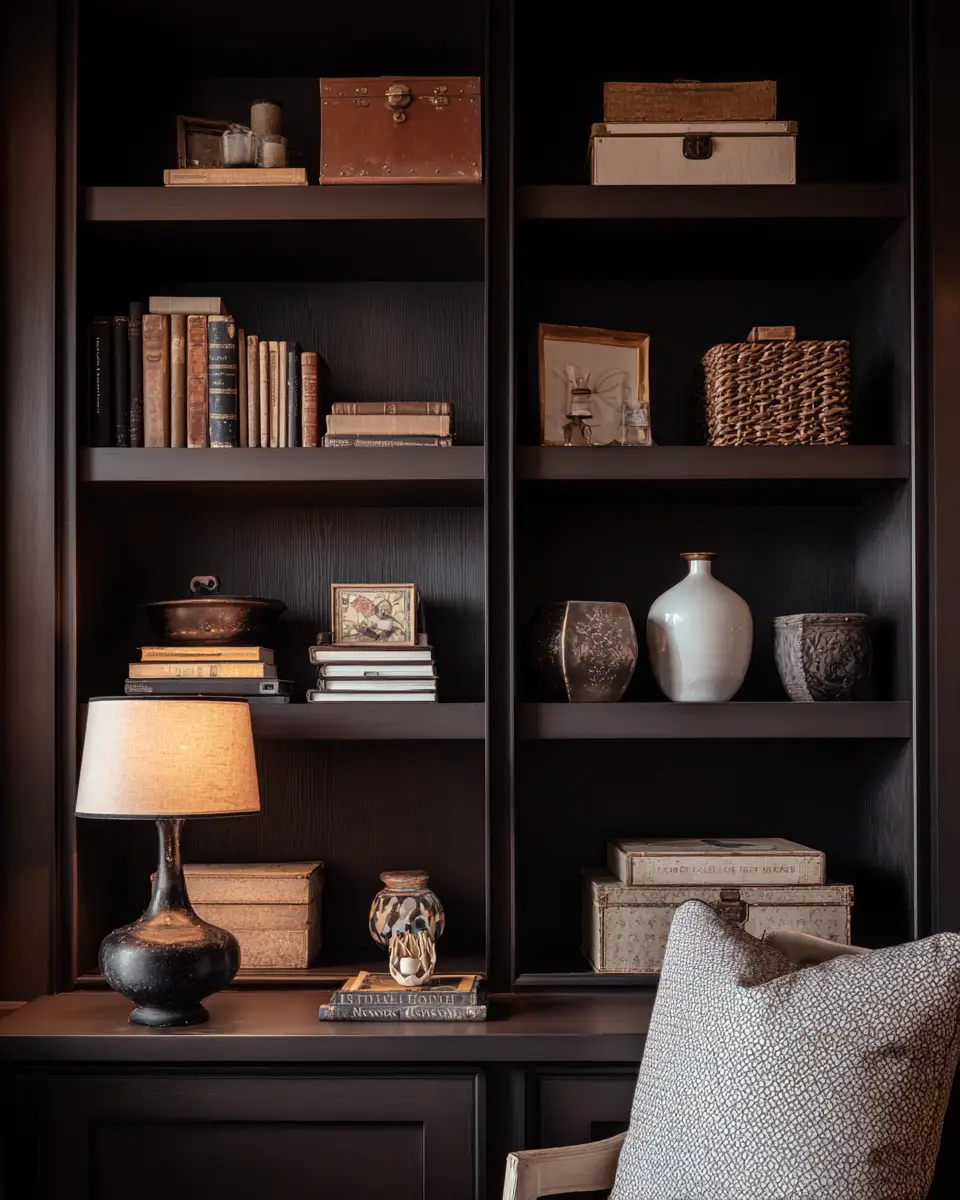 Chocolate Brown Classic Living Room Decor Ideas