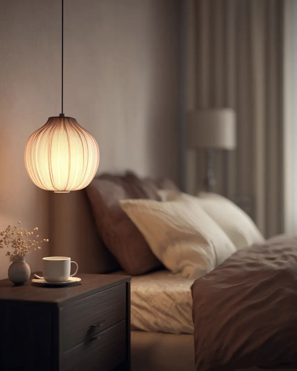 Chocolate Brown Coastal Bedroom Decor Ideas