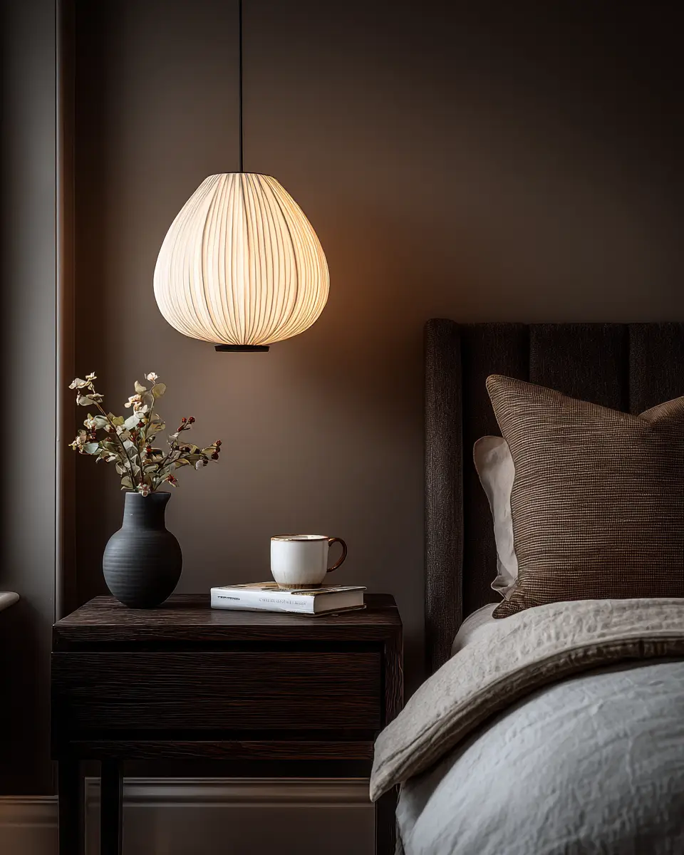 Chocolate Brown Coastal Bedroom Decor Ideas