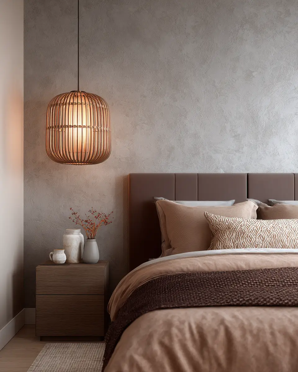 Chocolate Brown Coastal Bedroom Decor Ideas