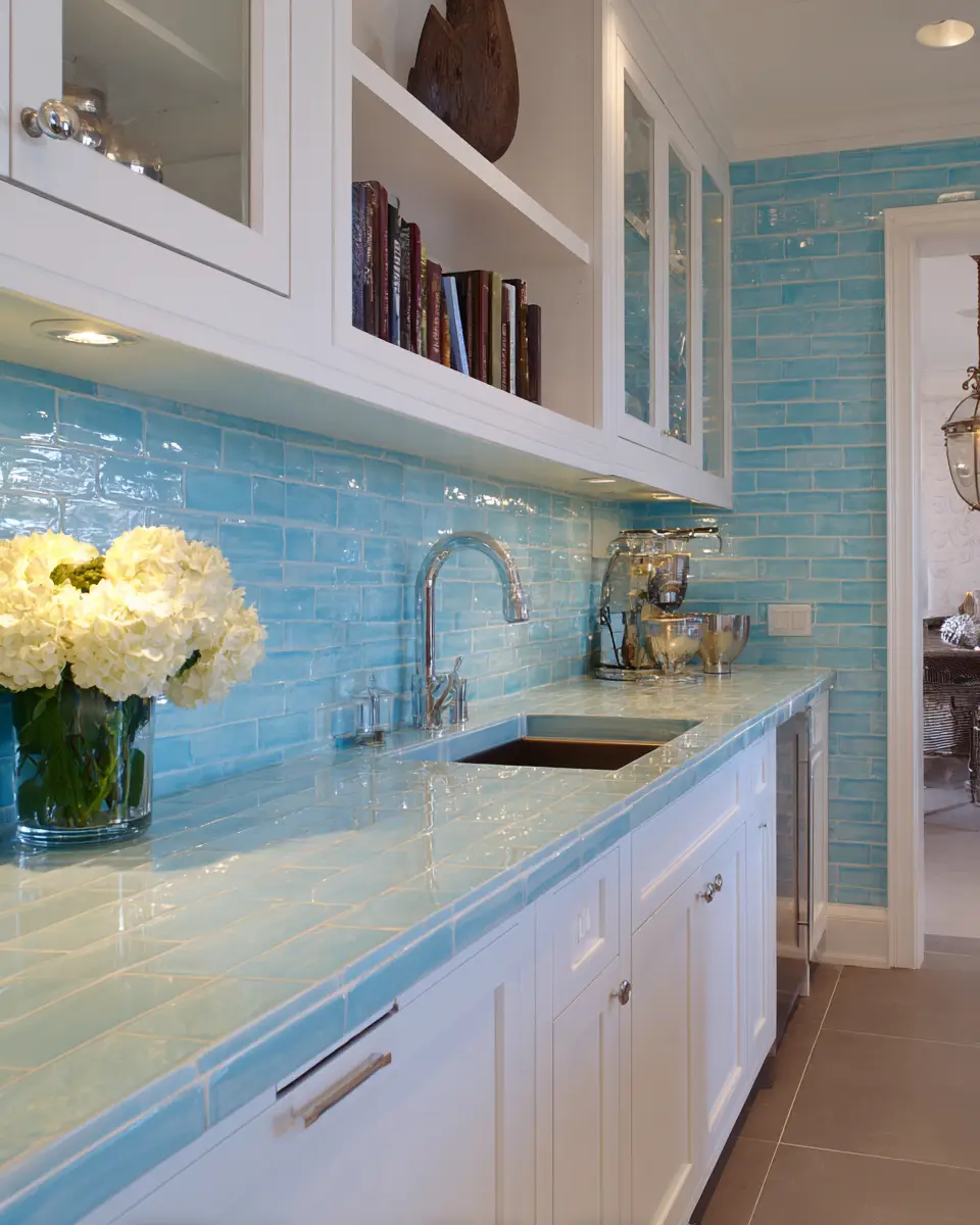 Chocolate Brown Coastal Laundry Room Decor Ideas