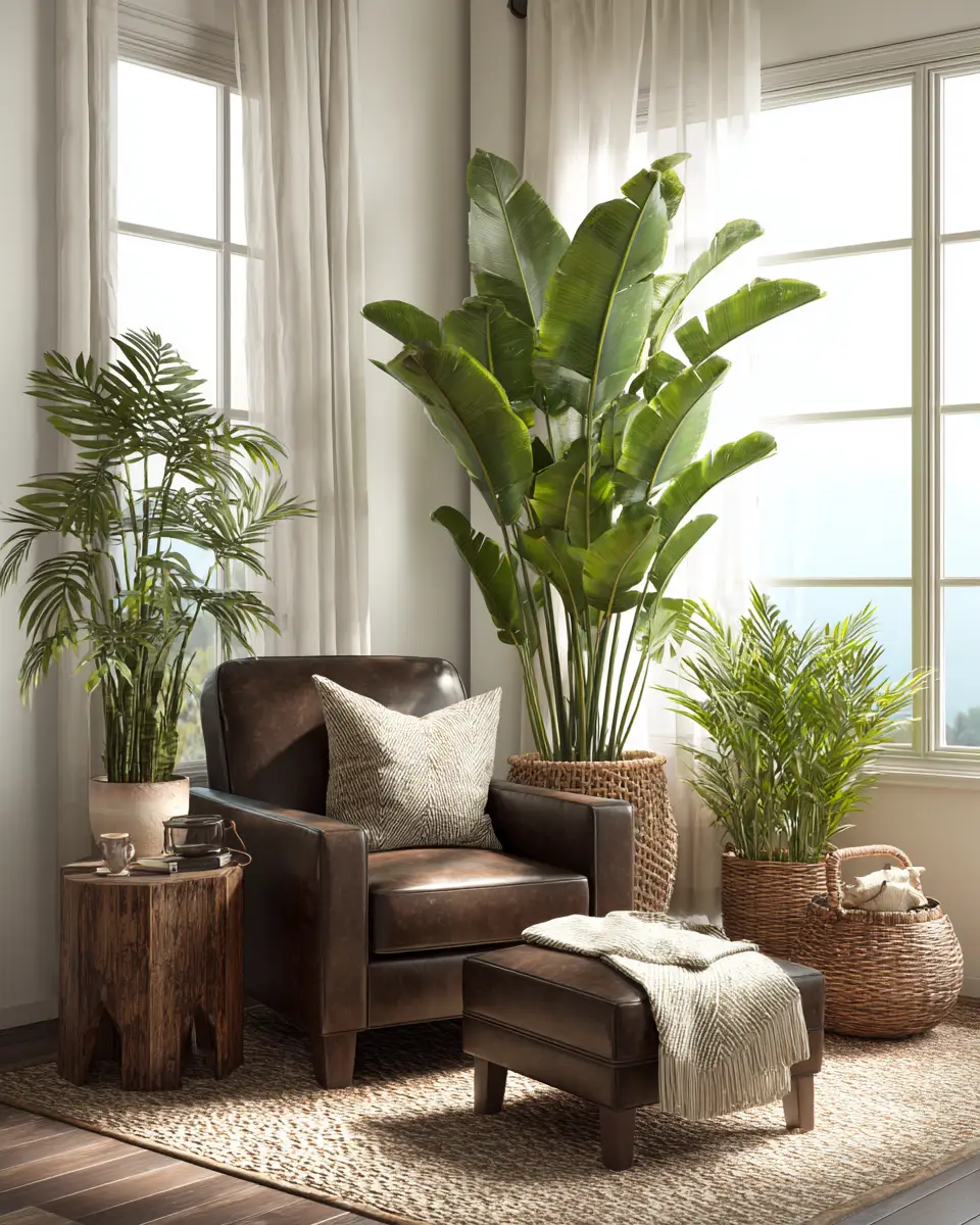 Chocolate Brown Coastal Living Room Decor Ideas