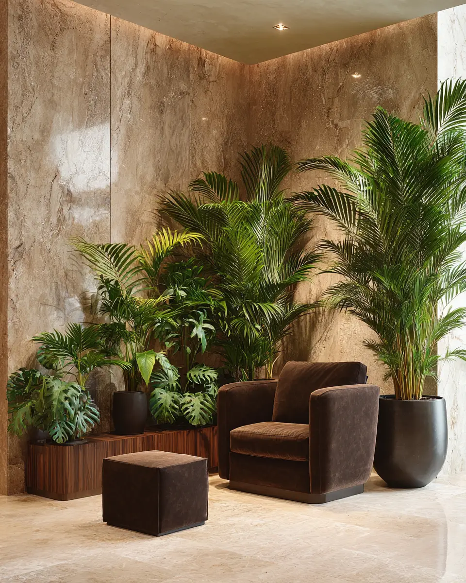 Chocolate Brown Coastal Living Room Decor Ideas