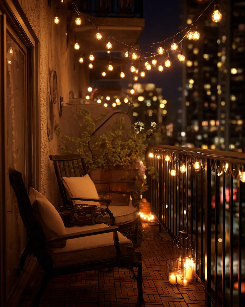 Chocolate Brown Industrial Balcony Decor Ideas