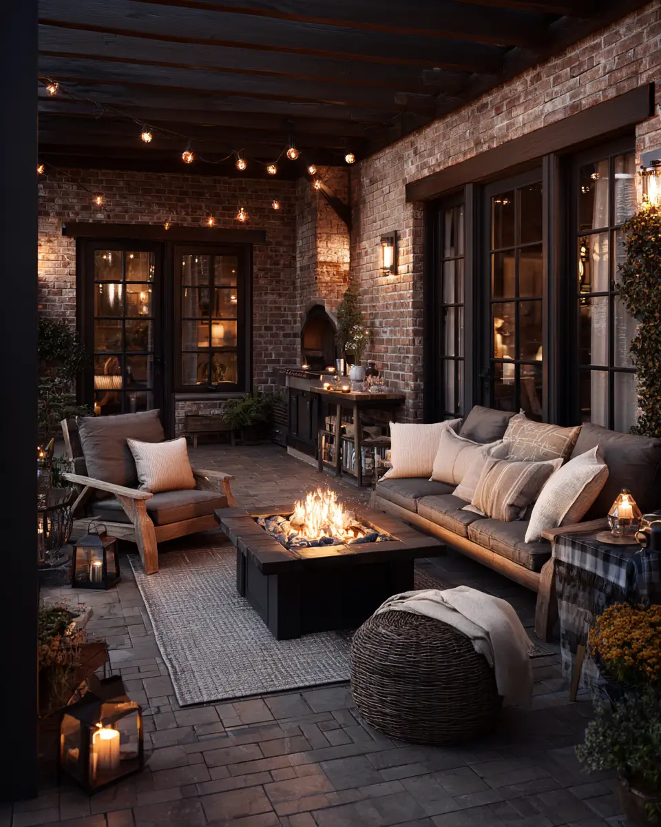 Chocolate Brown Industrial Porch Decor Ideas