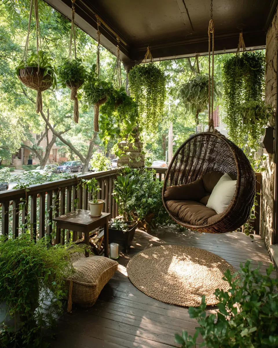 Chocolate Brown Industrial Porch Decor Ideas