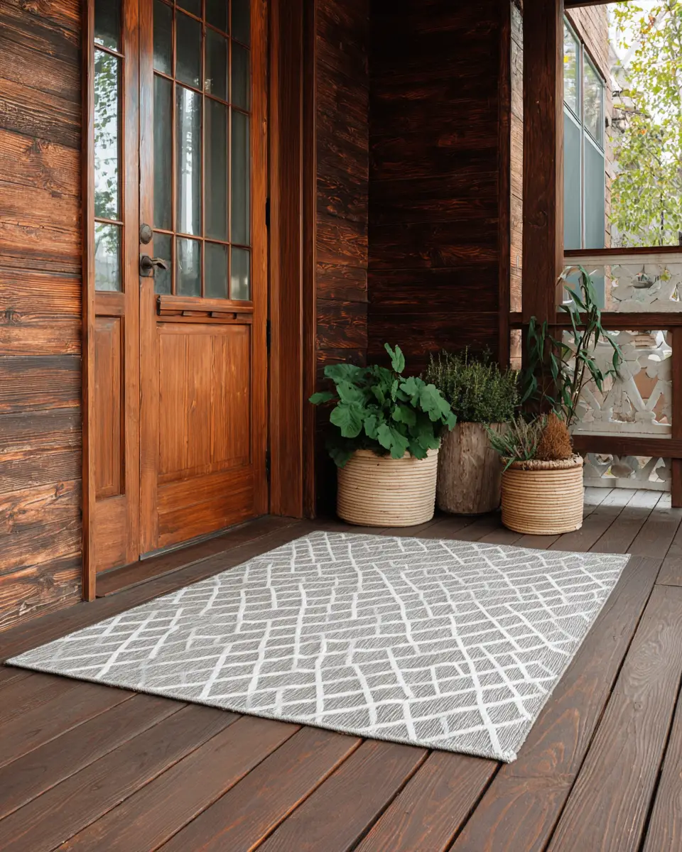 Chocolate Brown Industrial Porch Decor Ideas