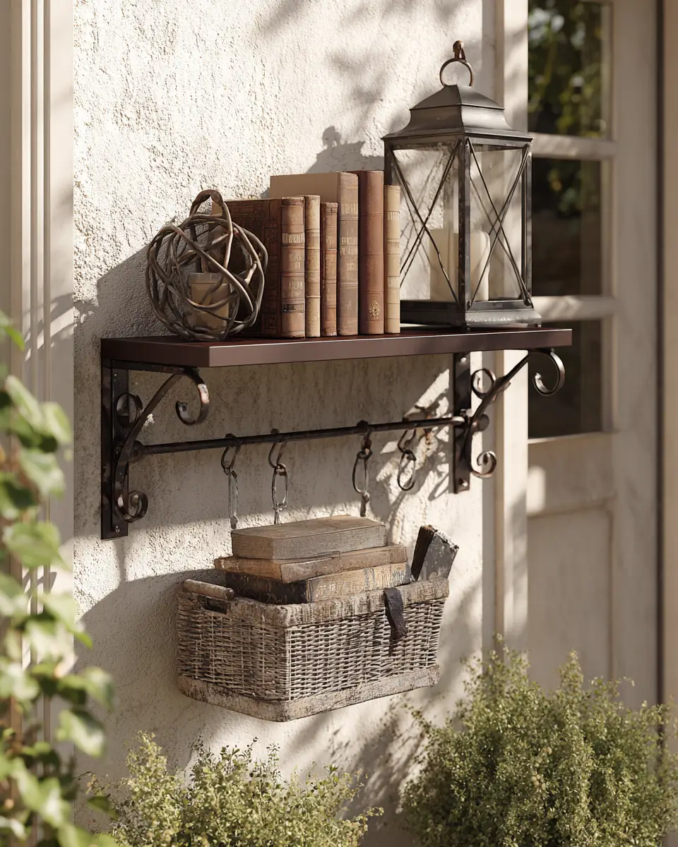 Chocolate Brown Industrial Porch Decor Ideas