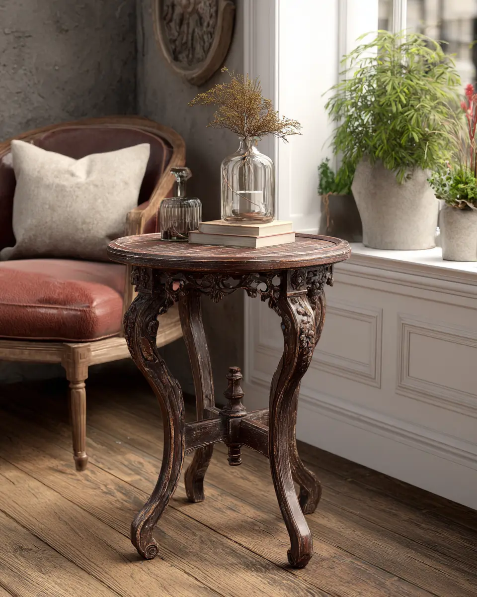 Chocolate Brown Rustic Balcony Decor Ideas