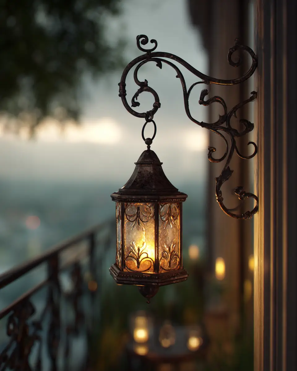 Chocolate Brown Traditional Balcony Decor Ideas