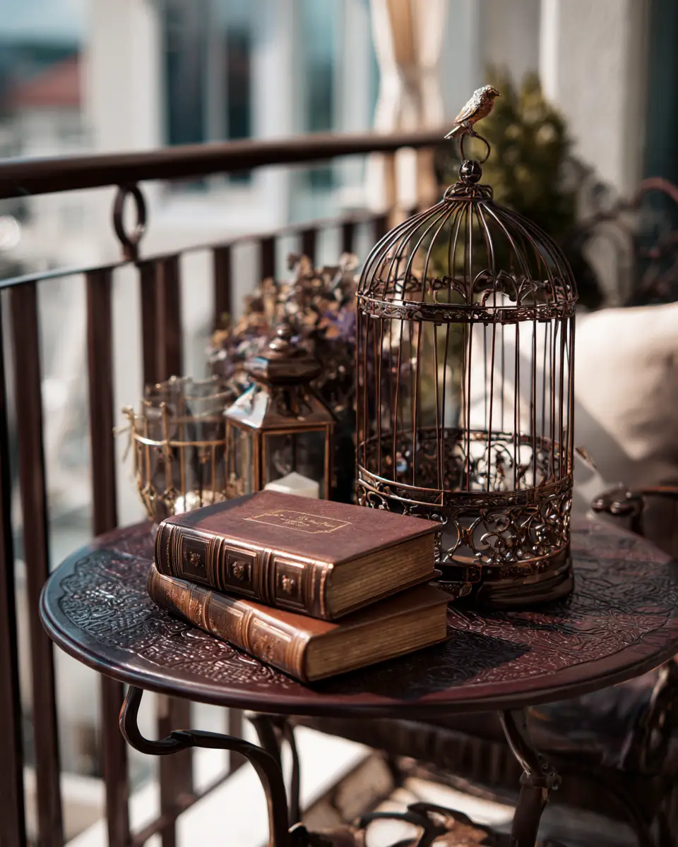 Chocolate Brown Traditional Balcony Decor Ideas