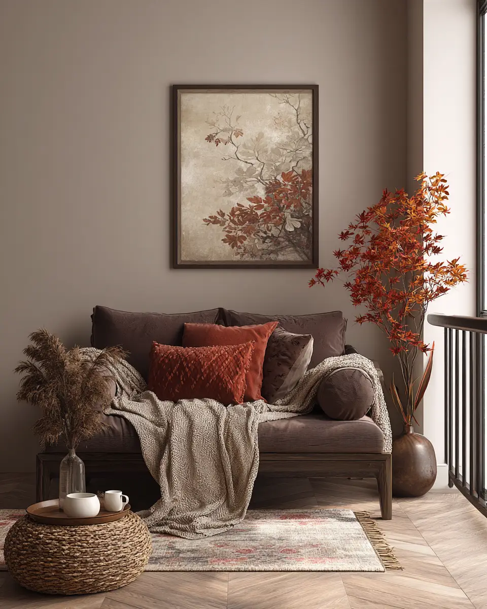 Chocolate Brown Traditional Balcony Decor Ideas