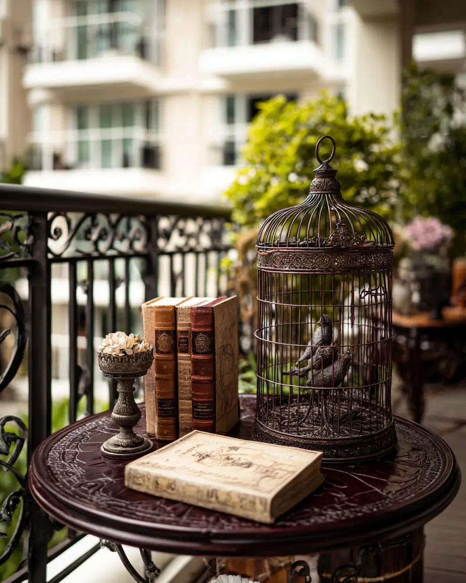 Chocolate Brown Traditional Balcony Decor Ideas