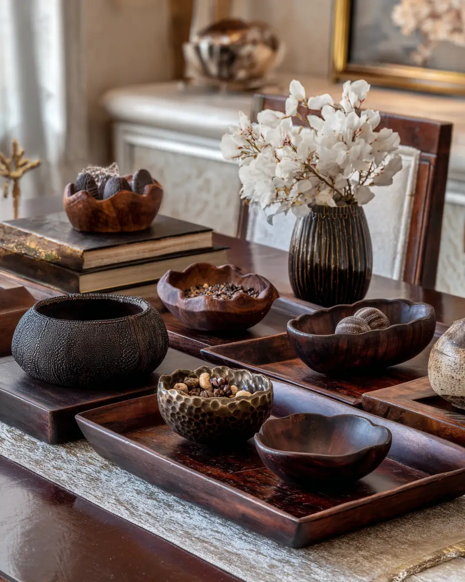 Chocolate Brown Traditional Balcony Decor Ideas