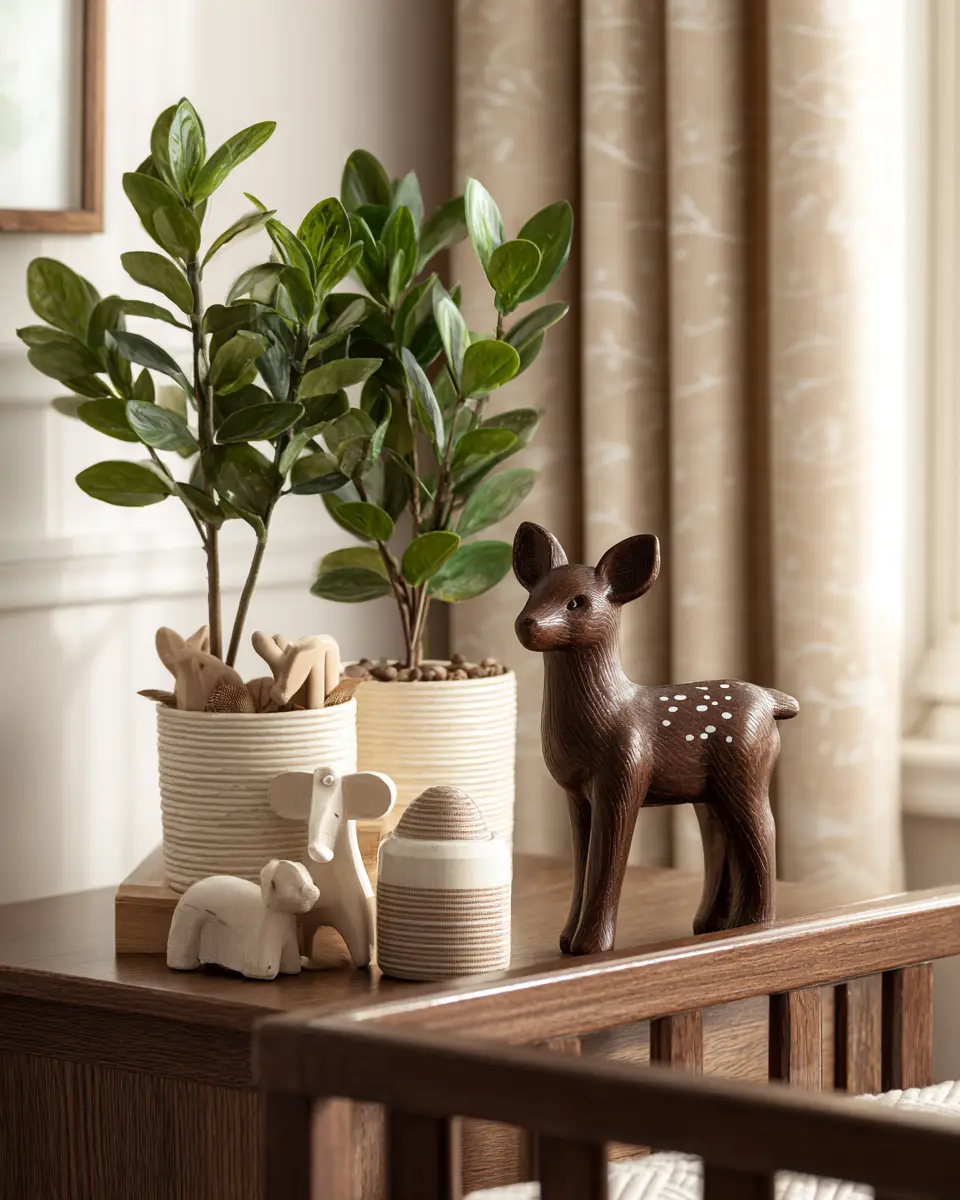 Chocolate Brown Traditional Nursery Decor Ideas