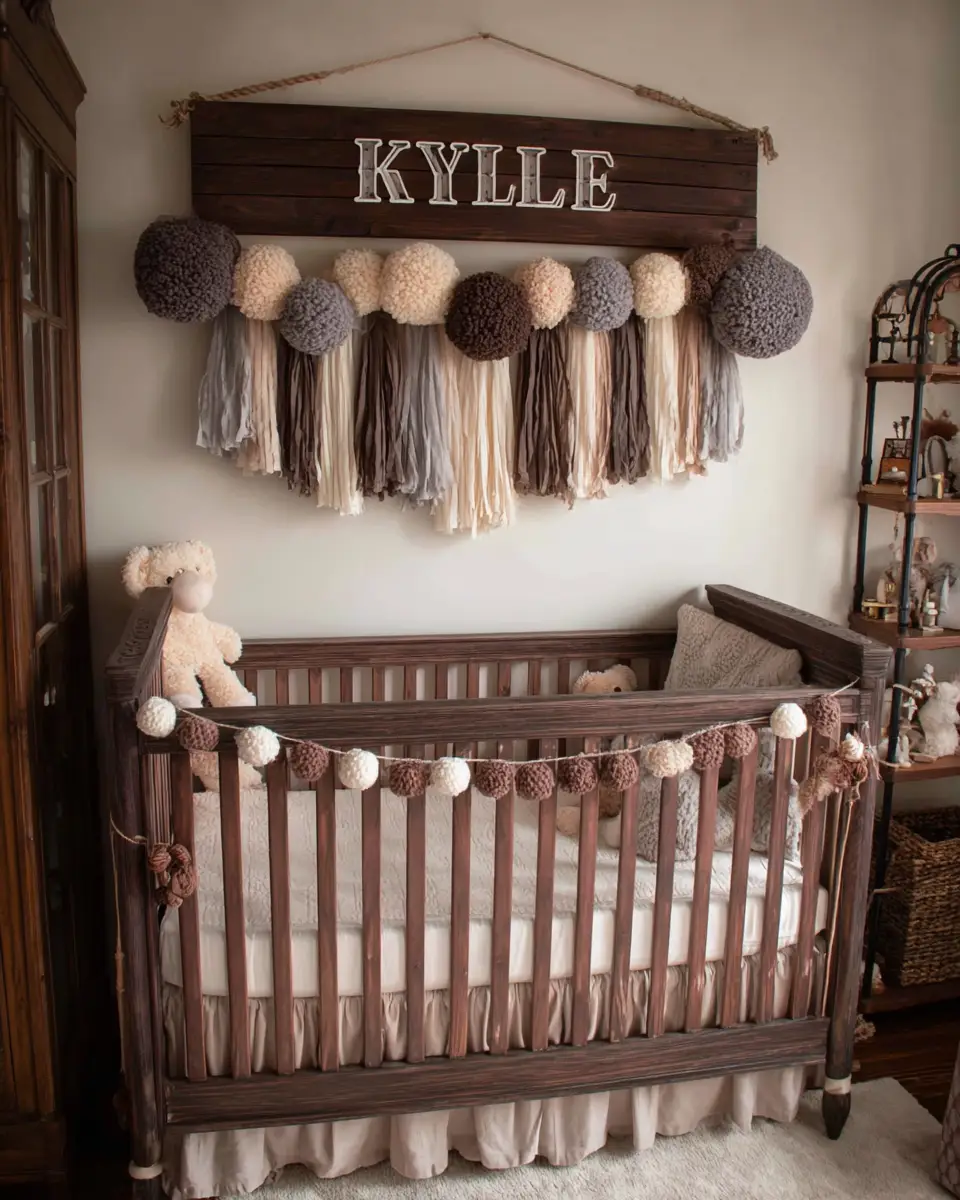 Chocolate Brown Traditional Nursery Decor Ideas