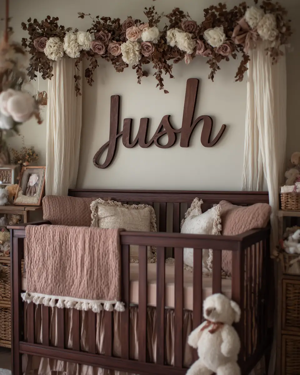 Chocolate Brown Traditional Nursery Decor Ideas
