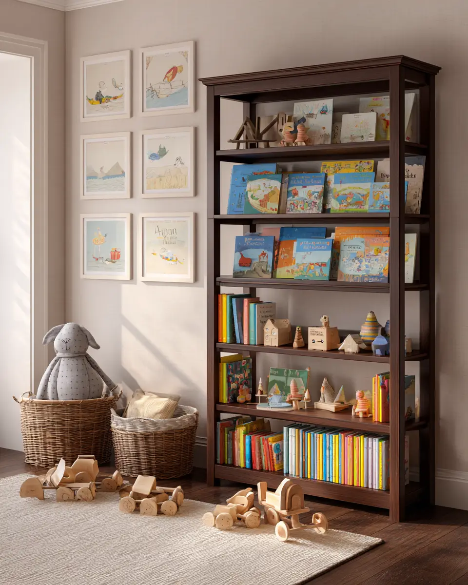 Chocolate Brown Traditional Nursery Decor Ideas