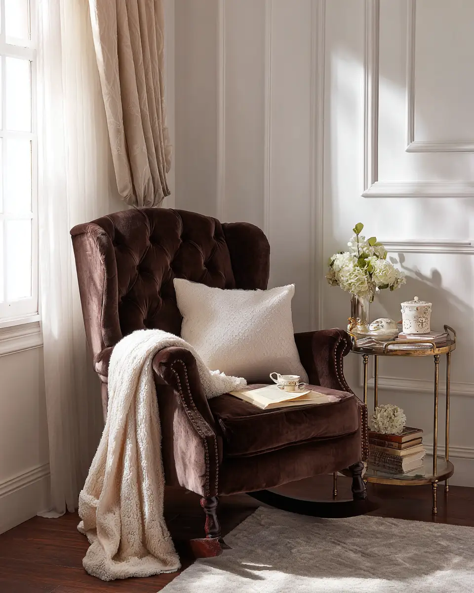 Chocolate Brown Traditional Nursery Decor Ideas