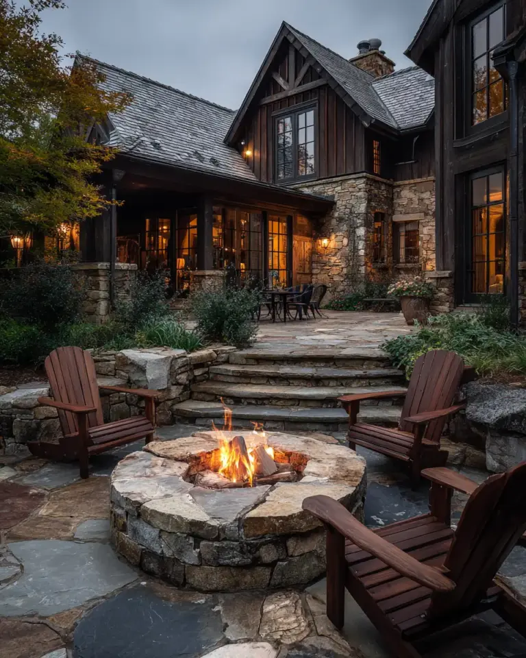 Chocolate Brown Traditional Patio Decor Ideas - Featured