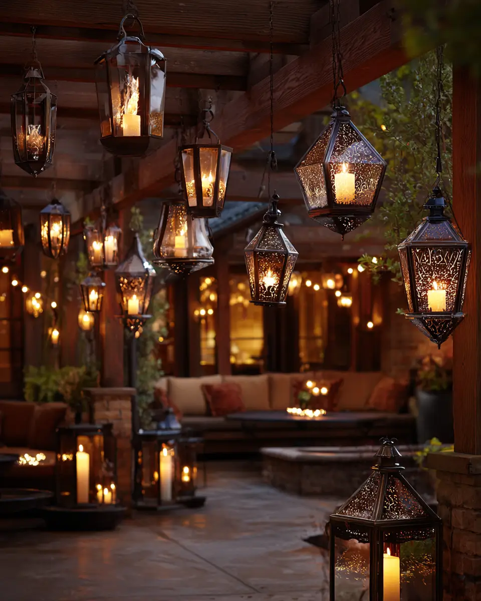 Chocolate Brown Traditional Patio Decor Ideas