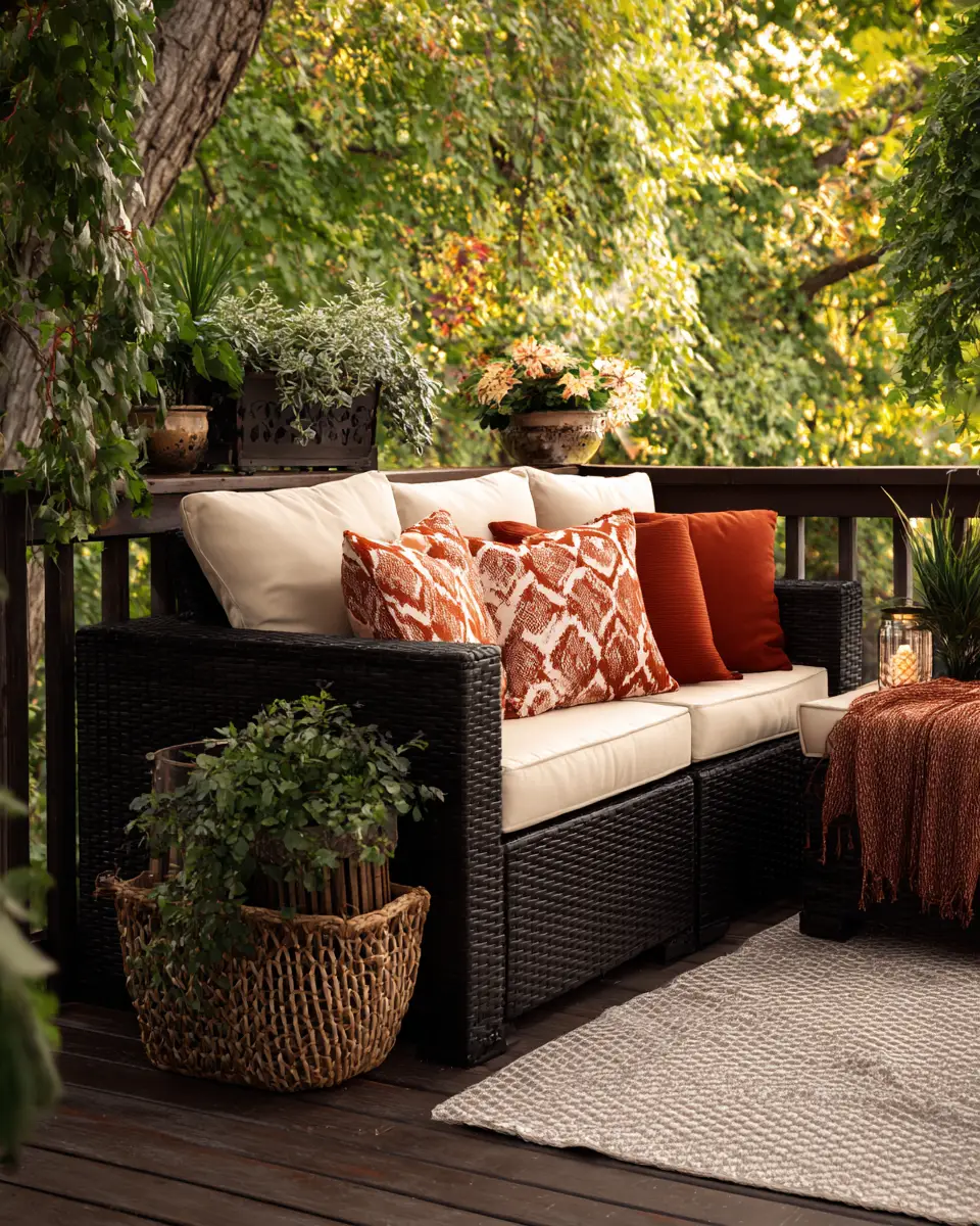 Chocolate Brown Traditional Patio Decor Ideas