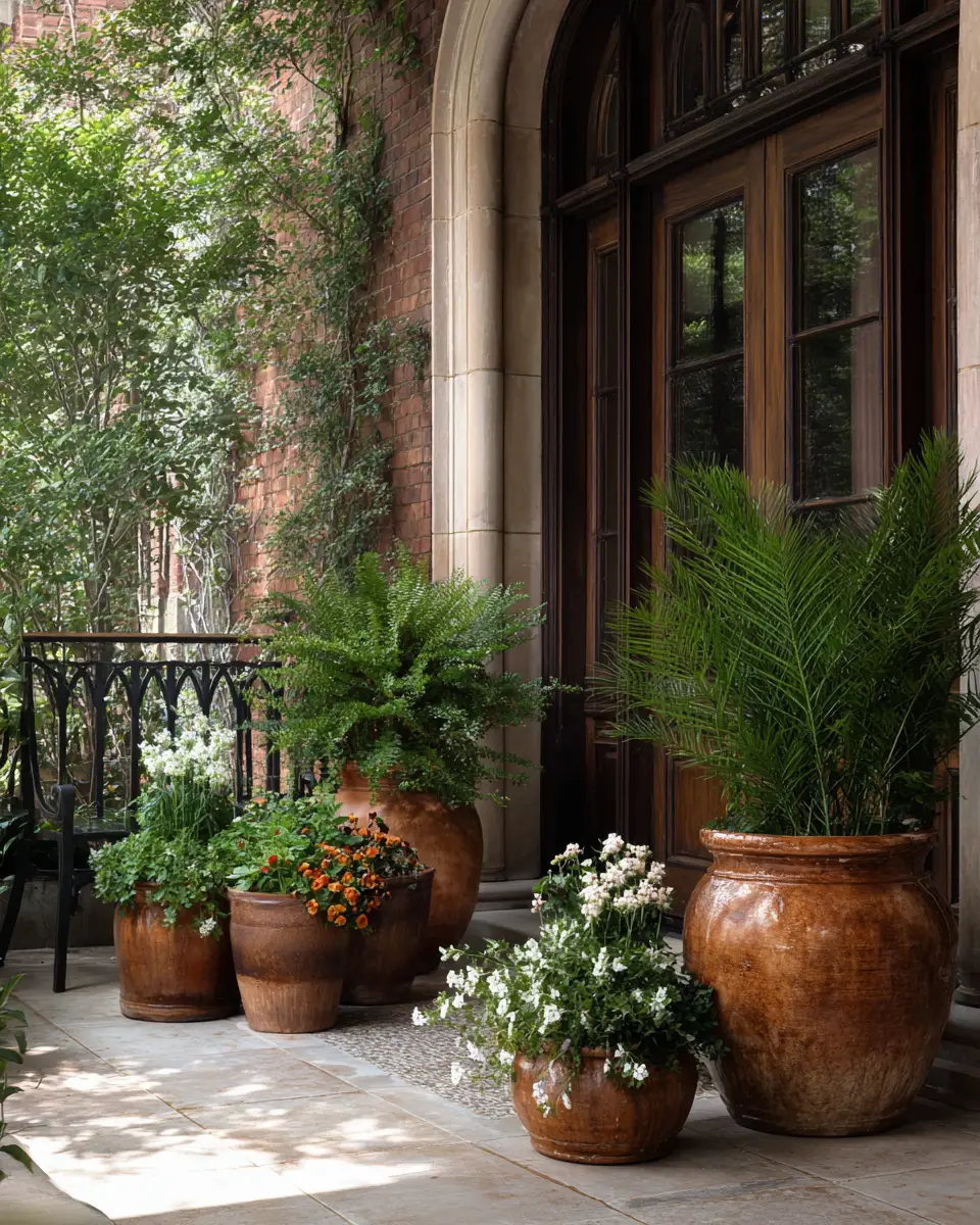 Chocolate Brown Traditional Patio Decor Ideas