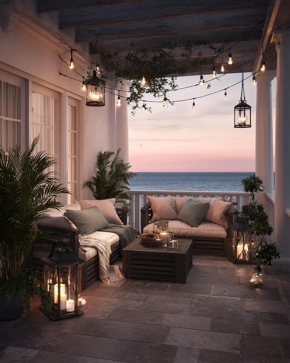 Coastal Balcony Decor Ideas