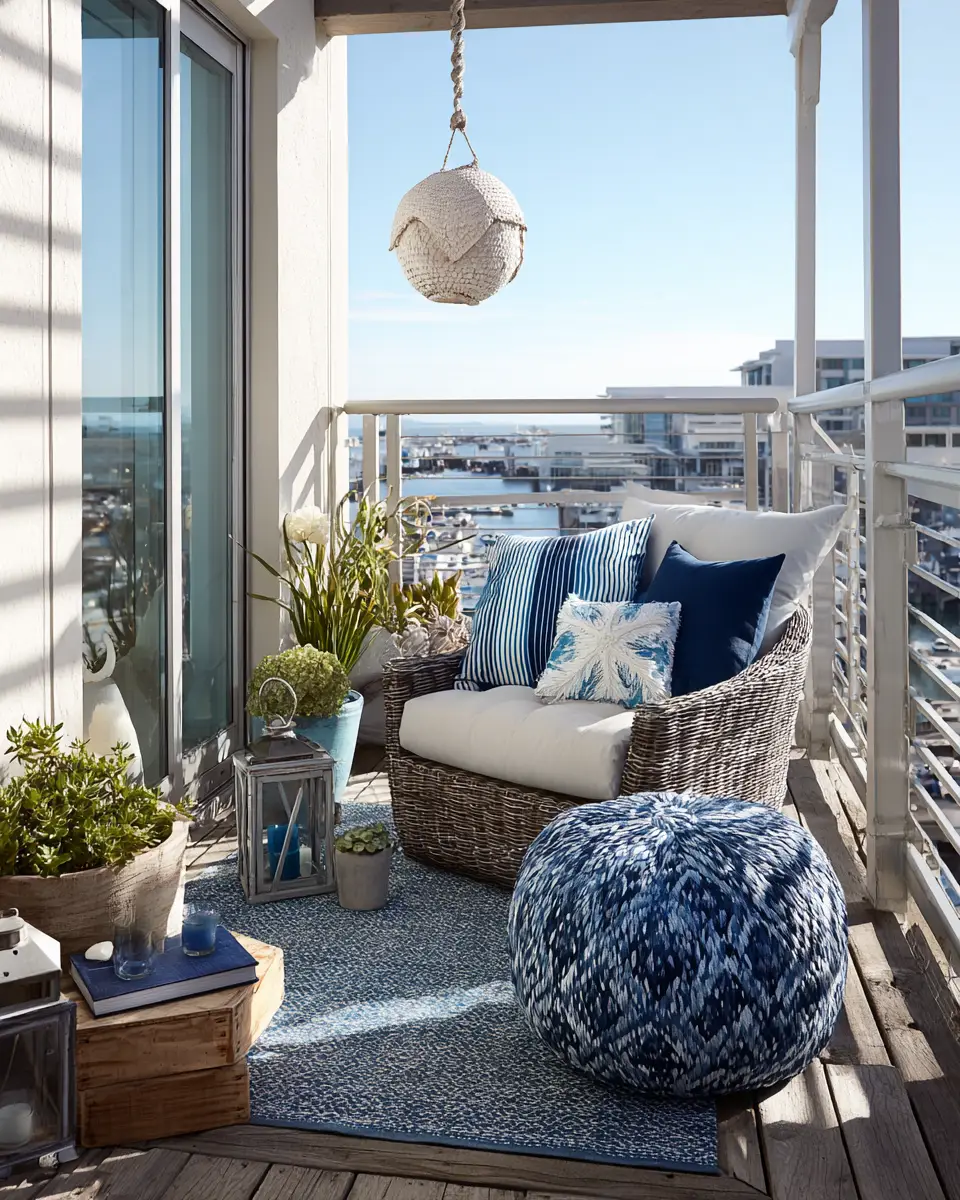 Coastal Balcony Decor Ideas